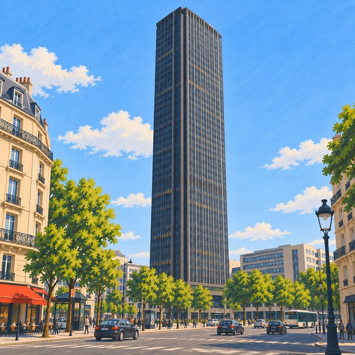 Une tour très haute