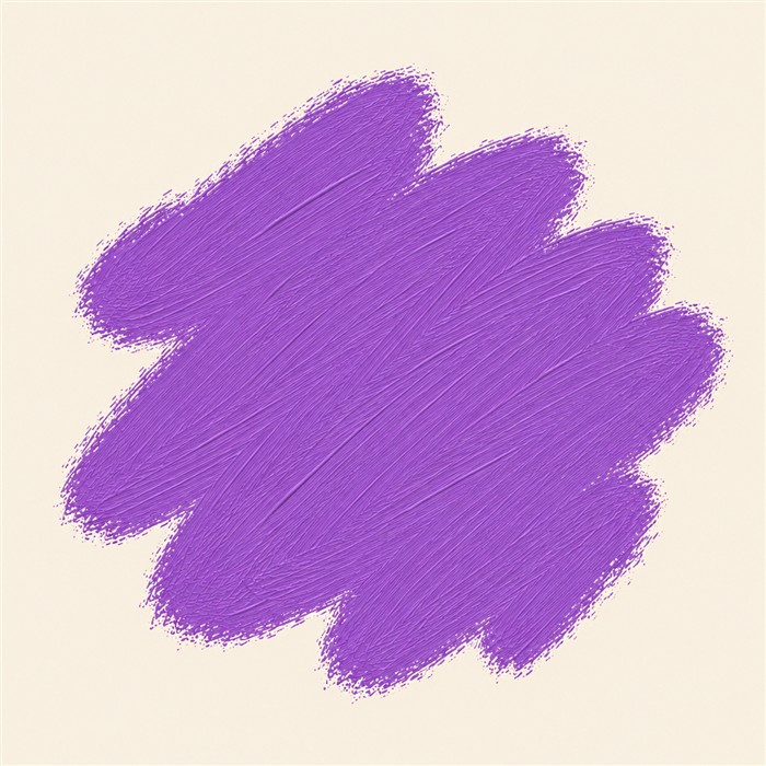 Aplat de peinture violette